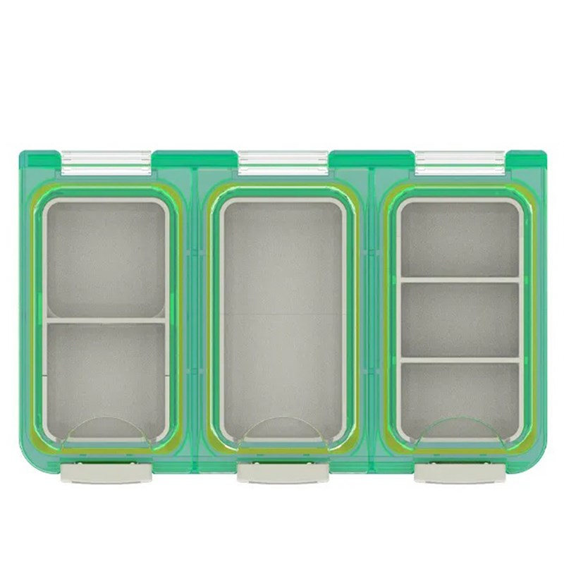 MEBAO Kırmızı /Su Geçirmez Klips, Fırdöndü, İğne Kutusu Yeşil