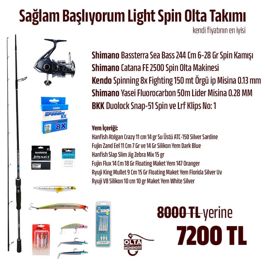 Sağlam Başlıyorum Light Spin Olta Takımı
