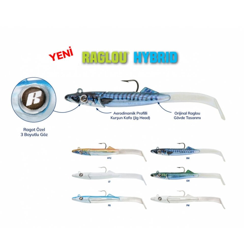 Ragot Raglou Hybrid 12 Cm 25 Gr Silikon Yem
