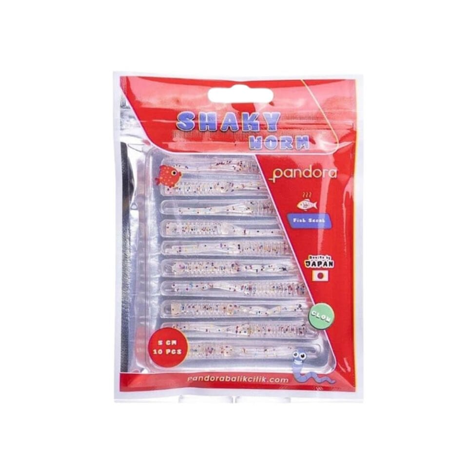 Pandora Shaky Worm 5 Cm Lrf Silikon Yem CANDY