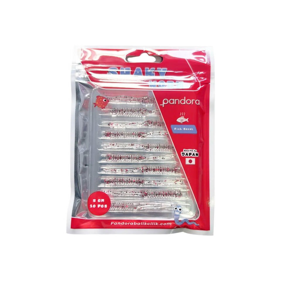 Pandora Shaky Worm 5 Cm Lrf Silikon Yem Red Berry