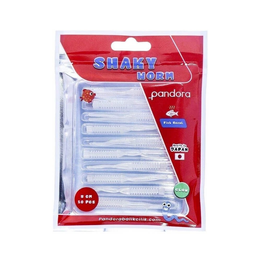 Pandora Shaky Worm 5 Cm Lrf Silikon Yem GLOWY