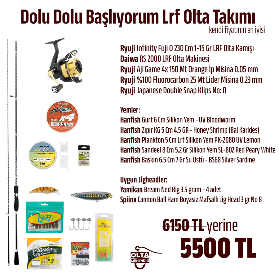 Dolu Dolu Başlıyorum Lrf Olta Takımı