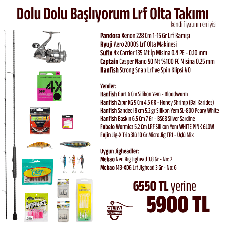 Dolu Dolu Başlıyorum Lrf Olta Takımı