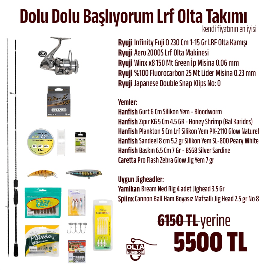 Dolu Dolu Başlıyorum Lrf Olta Takımı