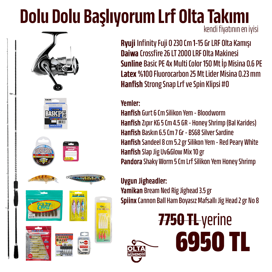 Dolu Dolu Başlıyorum Lrf Olta Takımı
