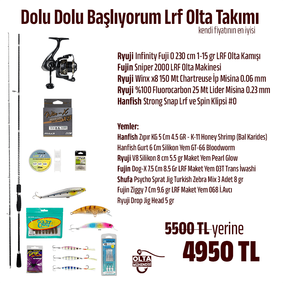 Dolu Dolu Başlıyorum Lrf Olta Takımı