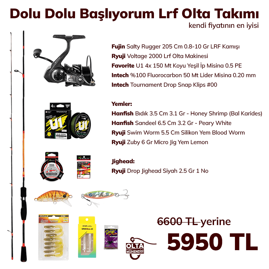 Dolu Dolu Başlıyorum Lrf Olta Takımı