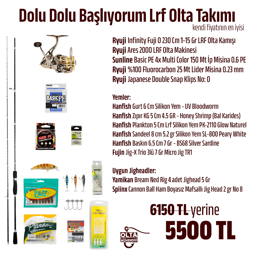 Dolu Dolu Başlıyorum Lrf Olta Takımı