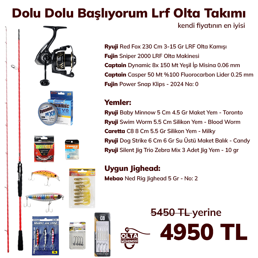 Dolu Dolu Başlıyorum Lrf Olta Takımı