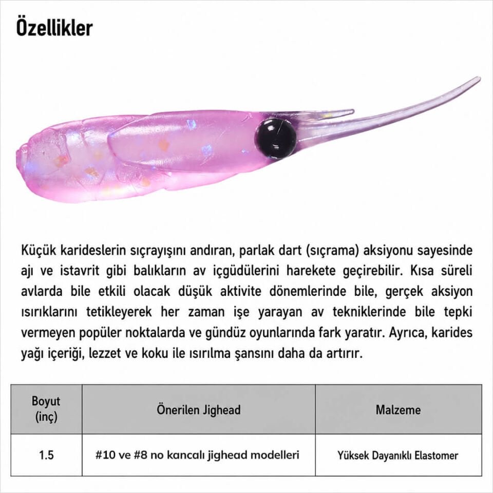 Daiwa Gekkabijin Chibi Dart 3.8 Cm Lrf Silikon Yem