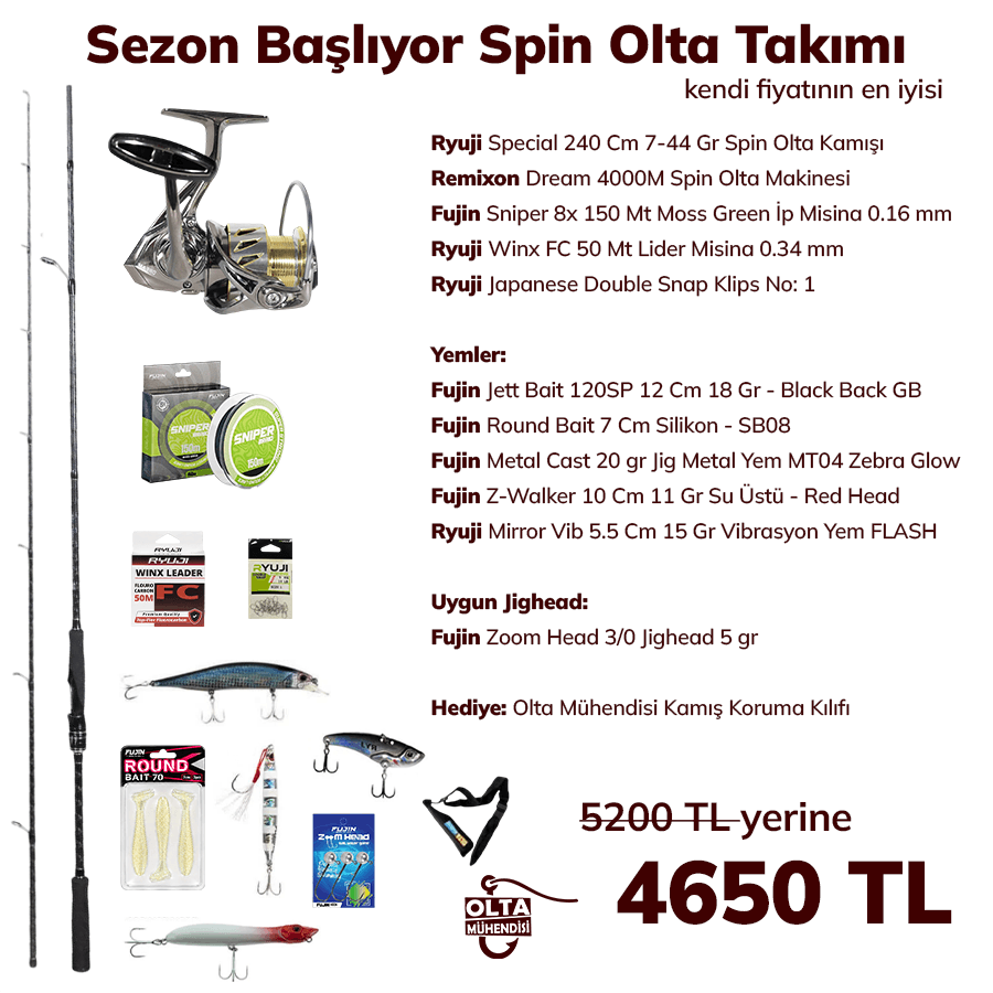 Sezon Başlıyor Spin Olta Takımı