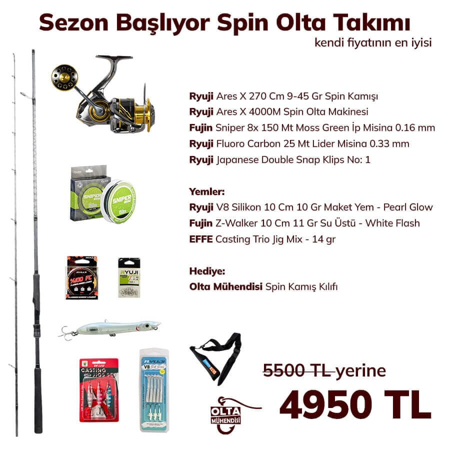 Sezon Başlıyor Spin Olta Takımı