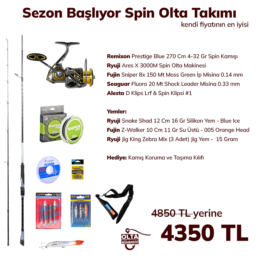 Sezon Başlıyor Spin Olta Takımı