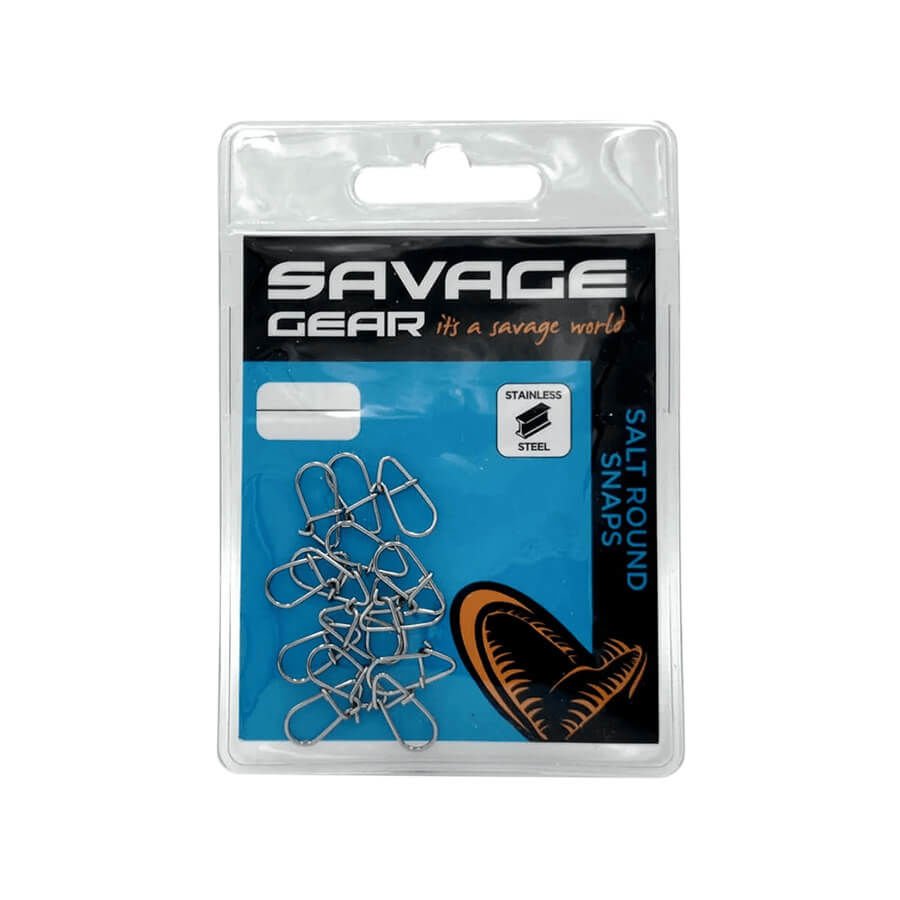 Savage Gear Salt Round Snaps Spin ve Lrf Klips - Hızlı Kargo