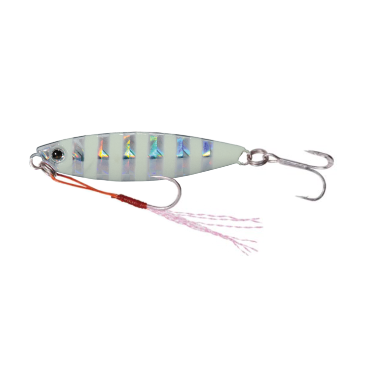 Major Craft Jigpara Micro 10gr Jig Yem 07 ZEBRA GLOW