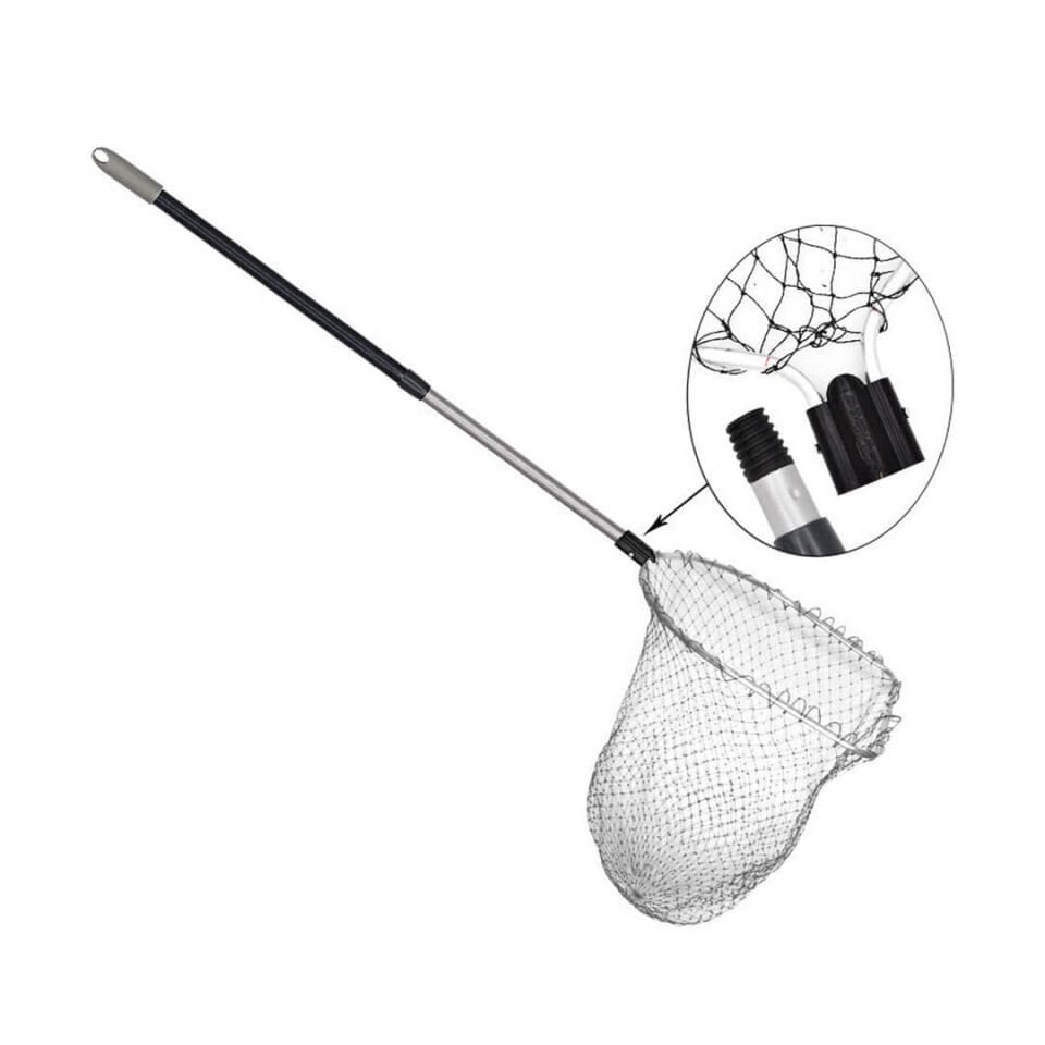 Olta Mühendisi İp Misina Torlu Üçgen Küçük Balık Kepçesi