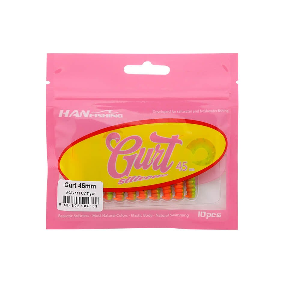 Hanfish Gurt 4.5 Cm Silikon Yem AGT-111 Uv Tiger