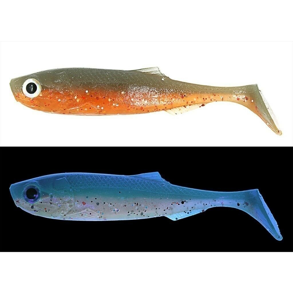 MEF Gamit 8 cm 5 adet Silikon Yem UV Kırmızı