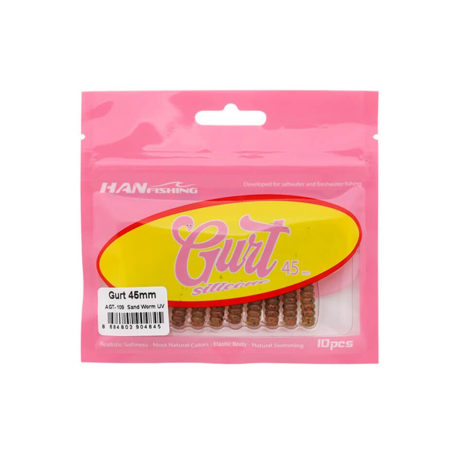 Hanfish Gurt 4.5 Cm Silikon Yem AGT-109 Sand Worm UV