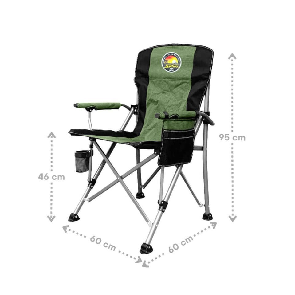 Savana Yeşil Katlanır Kamp Sandalyesi