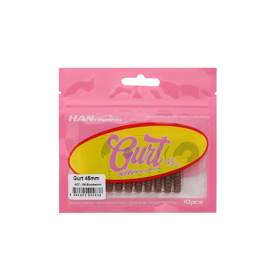 Hanfish Gurt 4.5 Cm Silikon Yem AGT-108 Bloodworm