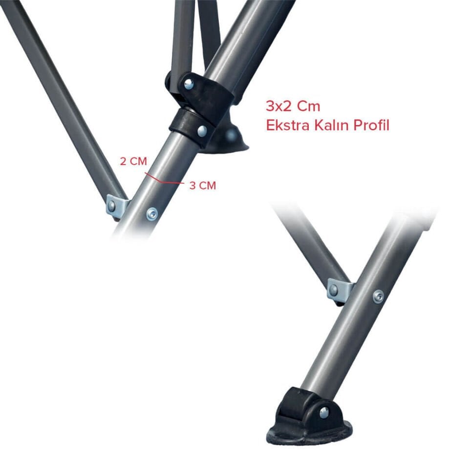 Savana Mavi Katlanır Kamp Sandalyesi