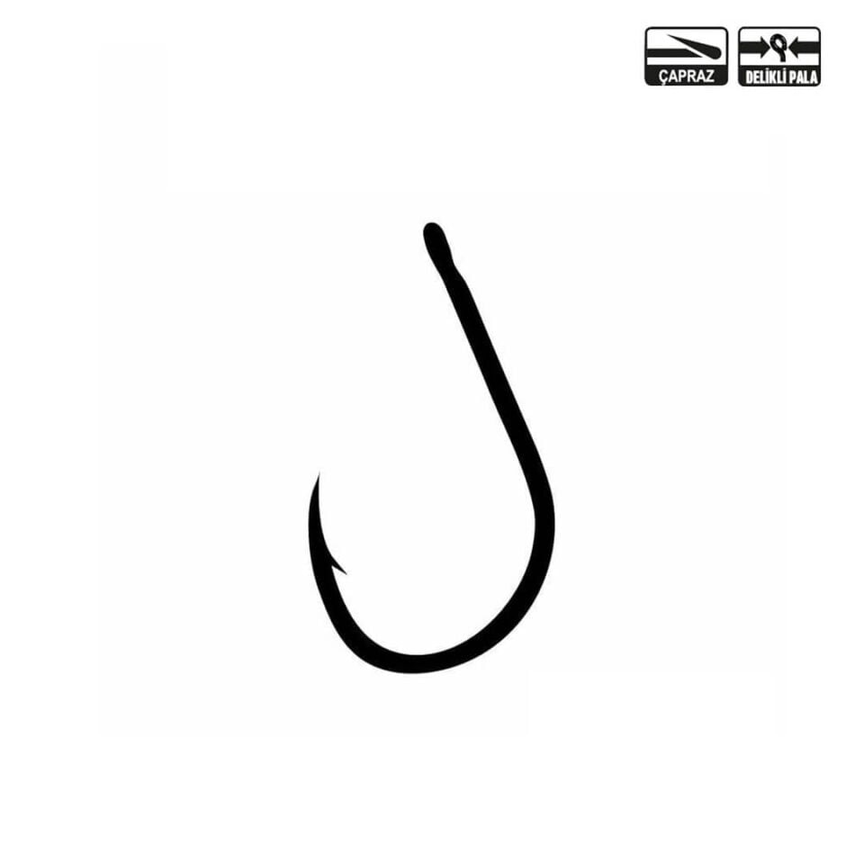 Fudo 7201 Iseama W/Ring TW Black Nikel Olta İğnesi