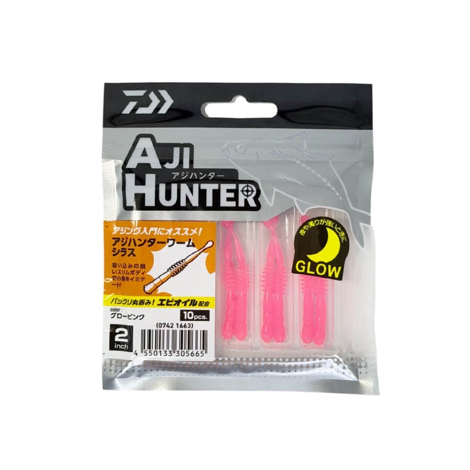 Daiwa Aji Hunter Worm Shirasu 5 Cm Silikon Yem