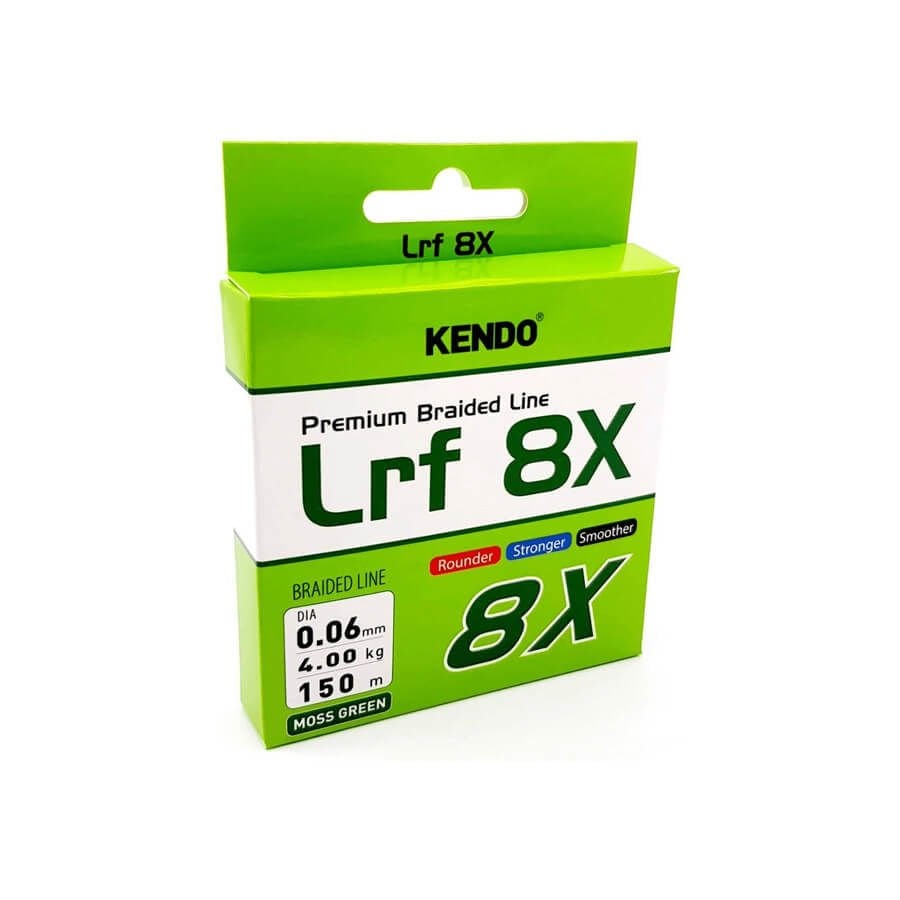 Kendo LRF 8x Fighting 150 mt mm Örgü ip (Moss Green) 0.10 MM