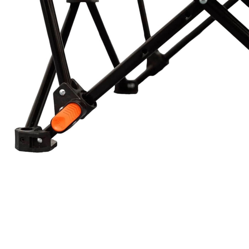 Savana Katlanabilir Bel Korumalı Siyah Kamp Sandalyesi