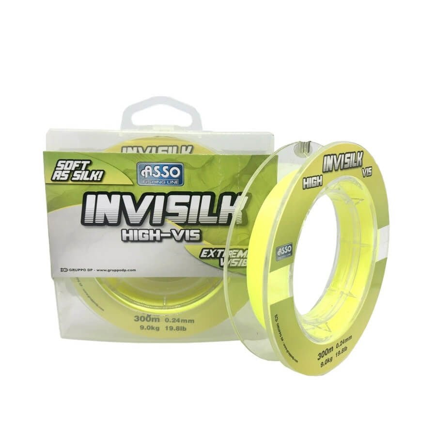 Asso Invisilk Surf Casting 300mt Monofilament Misina A.Sarı