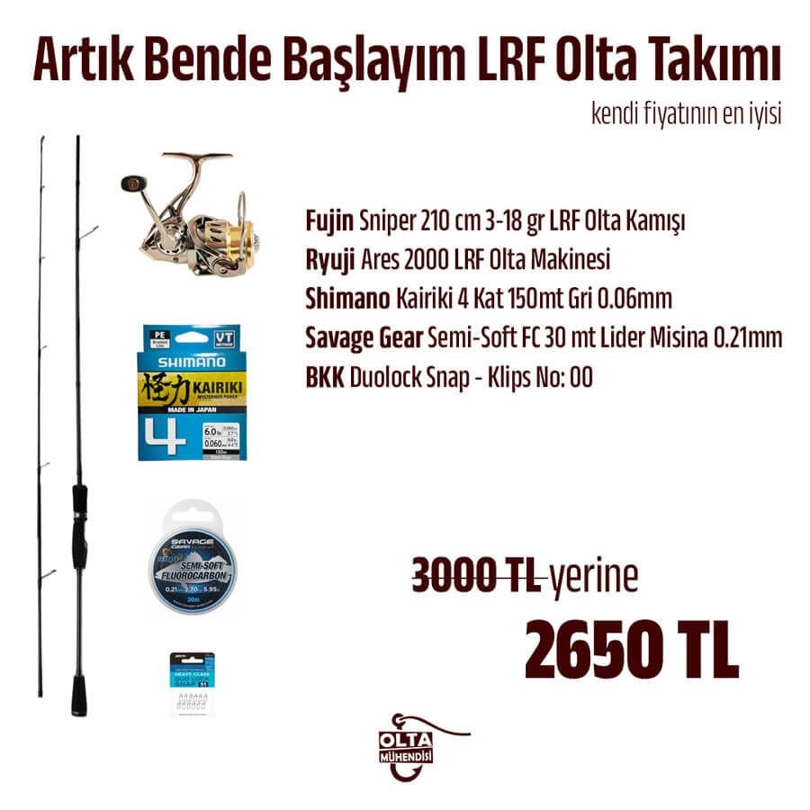 Artık Bende Başlayım LRF Olta Takımı