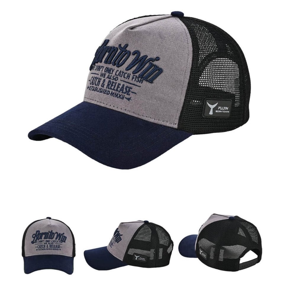 Fujin BTW Trucker Şapka Black Grey Navy