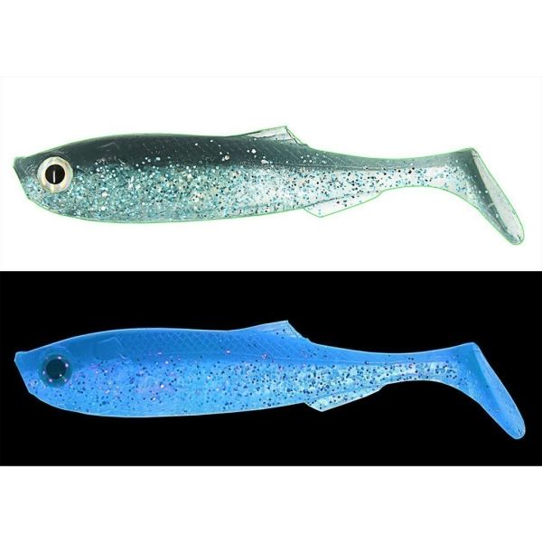 MEF Gamit 6.5 cm 5 adet Silikon Yem UV Mavi