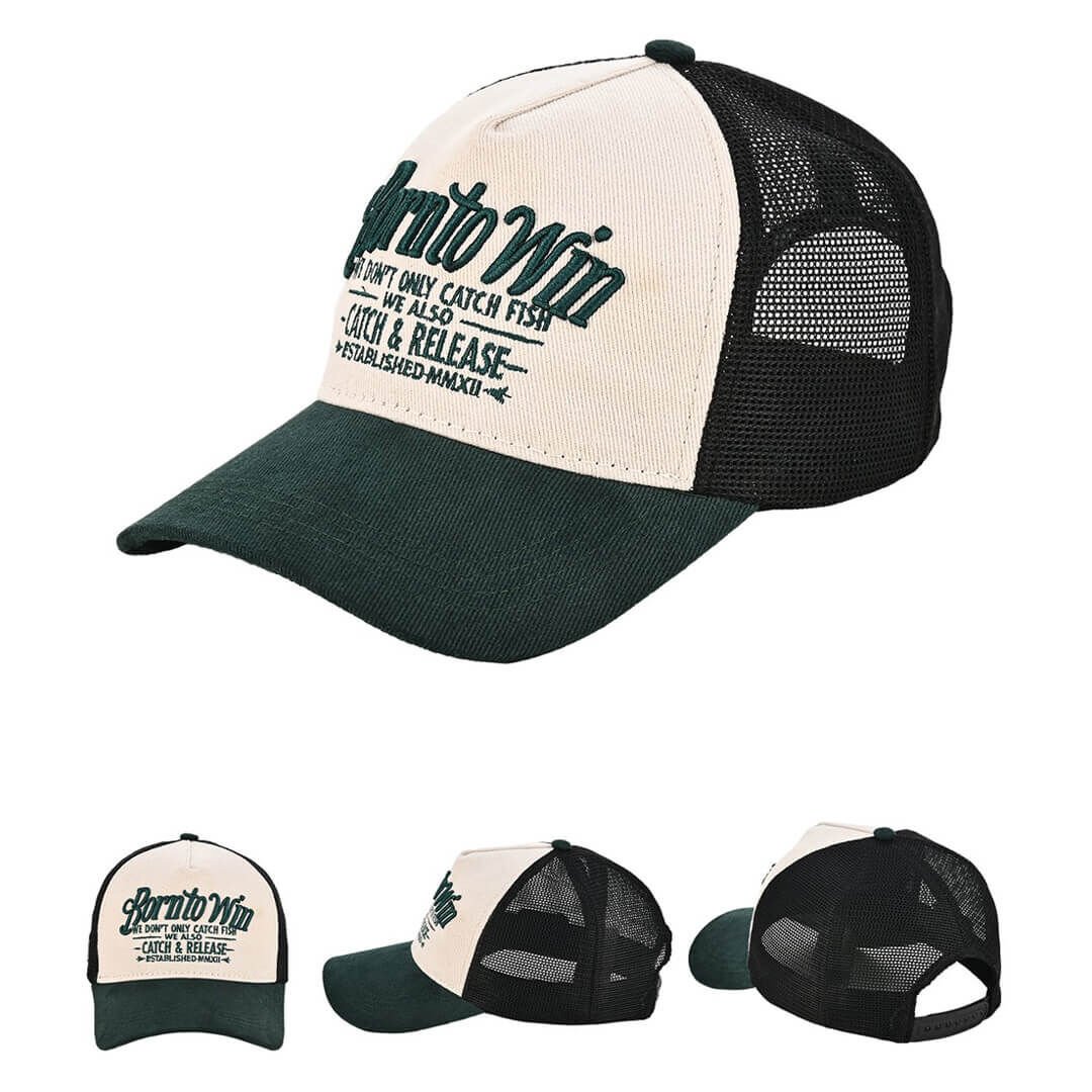 Fujin BTW Trucker Şapka Beige Green