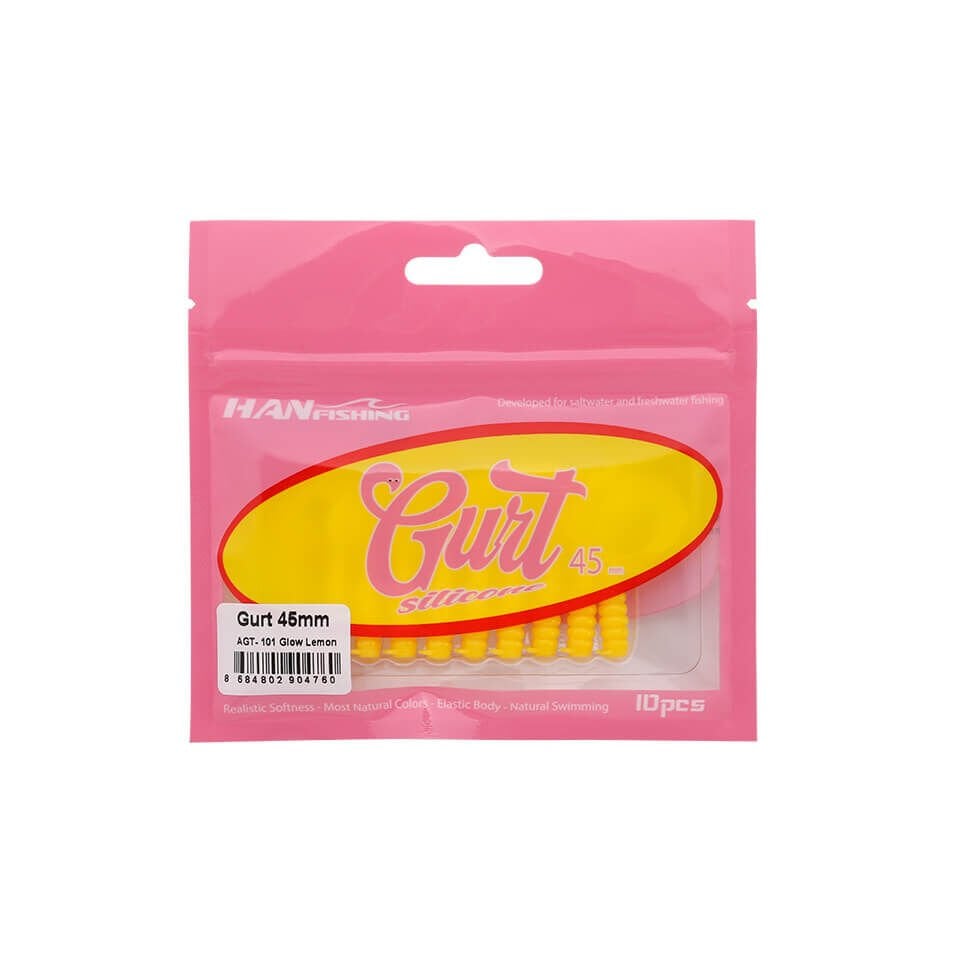 Hanfish Gurt 4.5 Cm Silikon Yem AGT-101 Glow Lemon