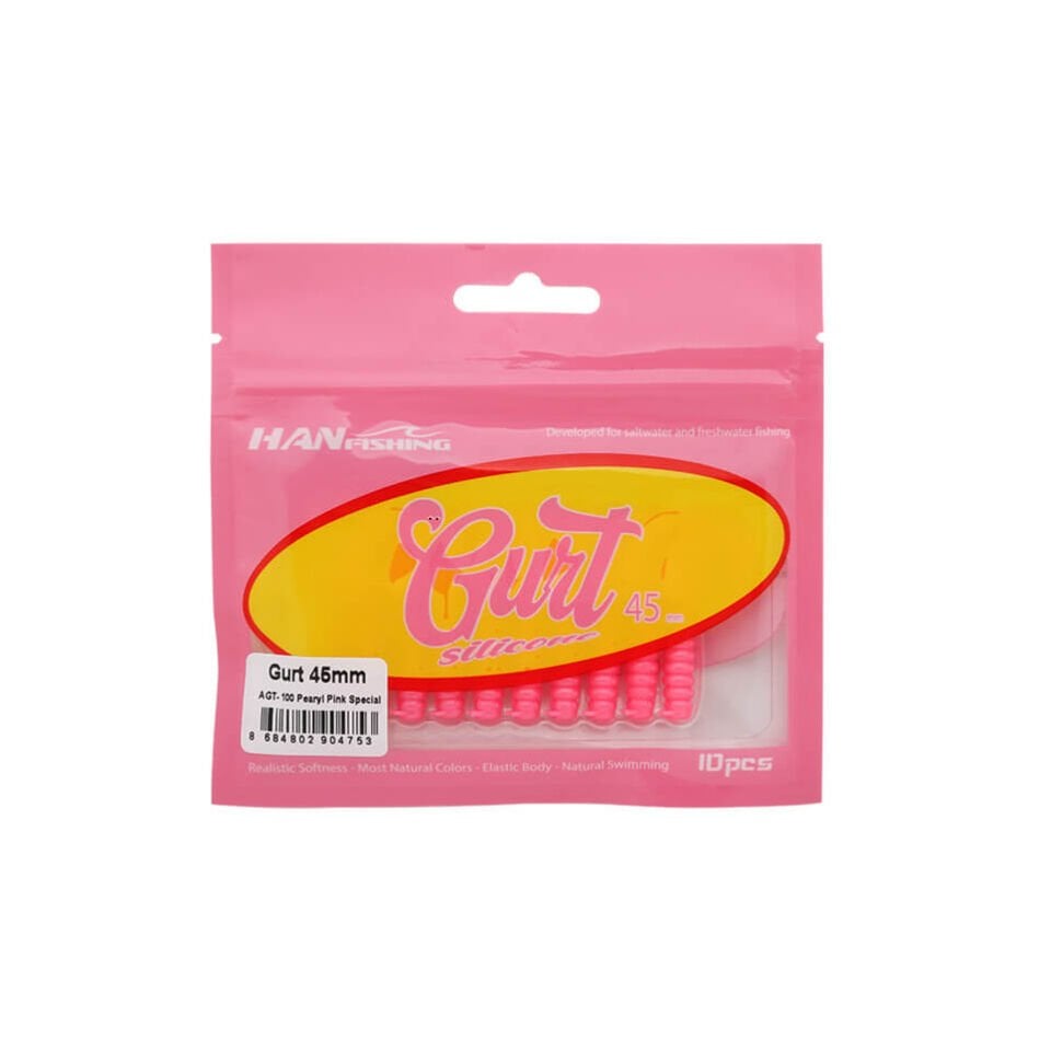Hanfish Gurt 4.5 Cm Silikon Yem AGT-100 Pearyl Pink Special