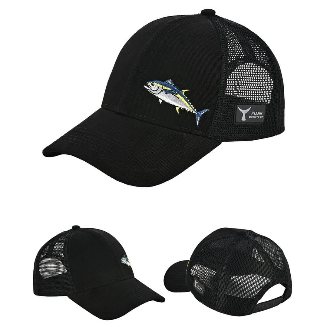 Fujin Pro Angler Black Tuna Şapka