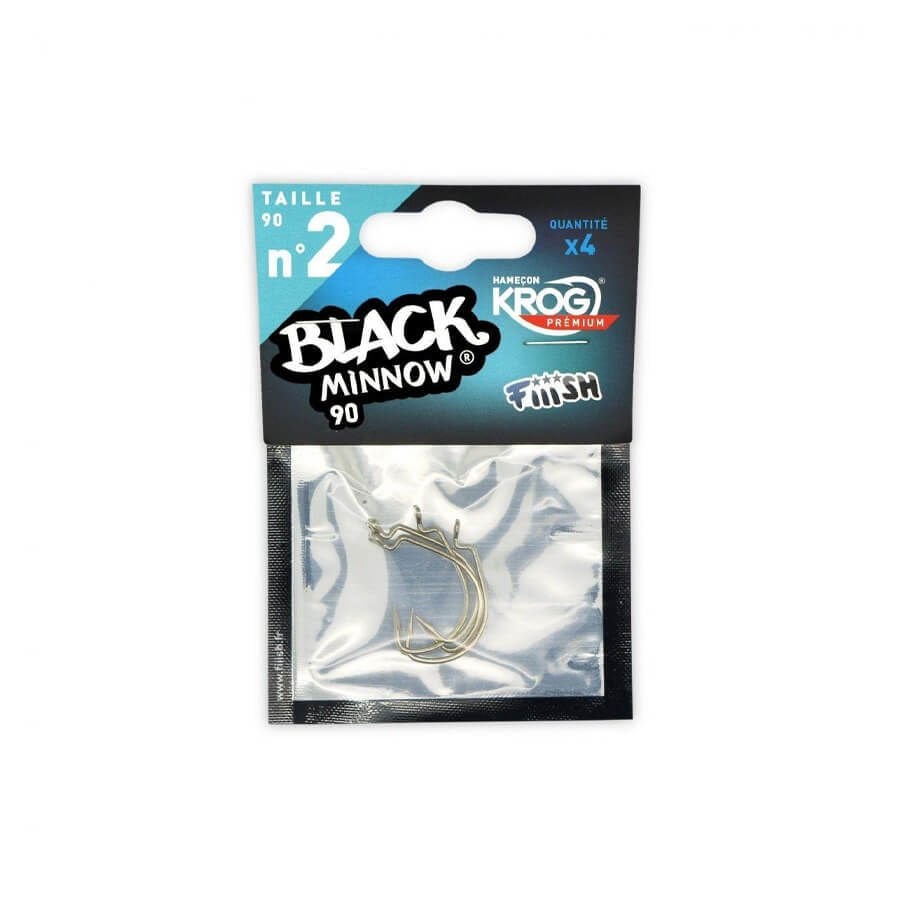 Fiiish Black Minnow BM90/2 BM147 Offset Silikon İğnesi