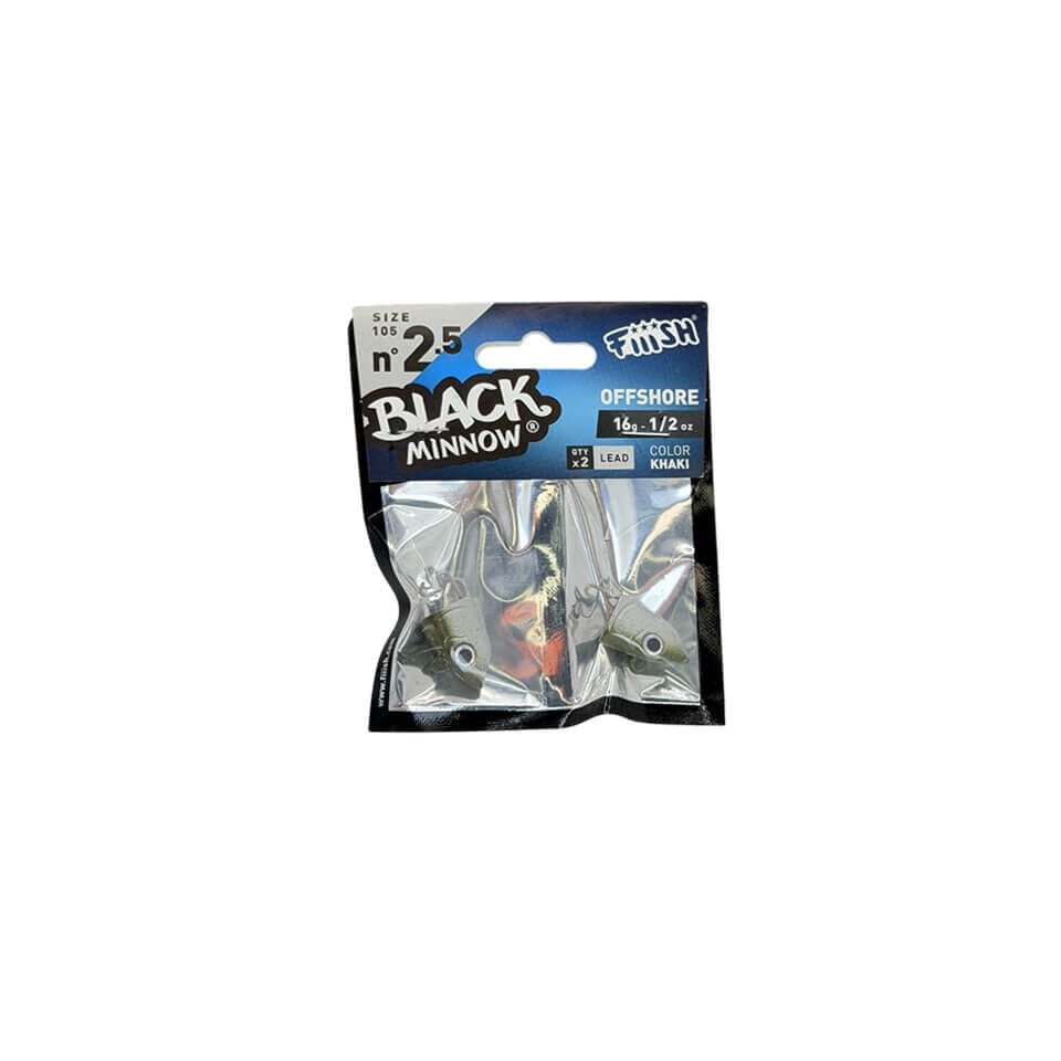 Fiiish Black Minnow BM105/2.5 BM3049 Shore 16 Gr Jig Head - Khaki