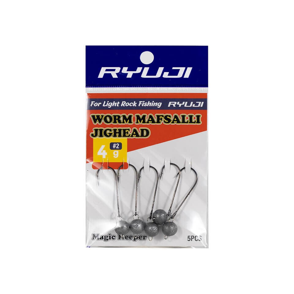 Ryuji Worm Mafsallı Jighead