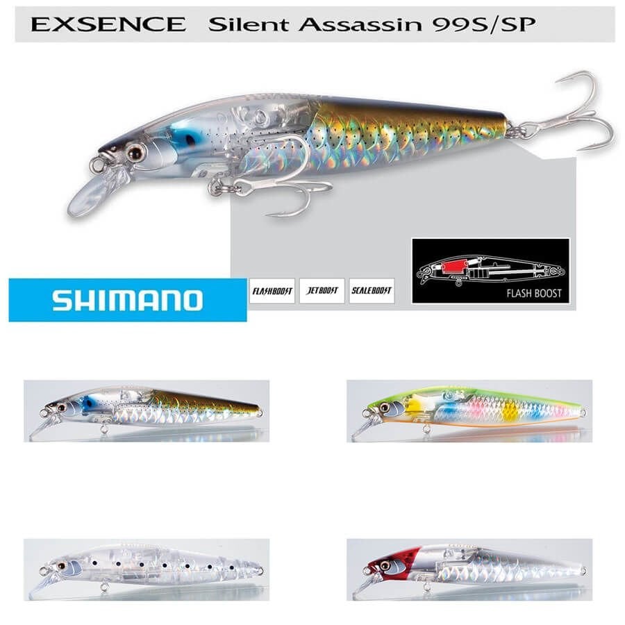 シマノ Shimano Exsence Silent Assassin Flash Boost 99S 9.9 CM 17 G