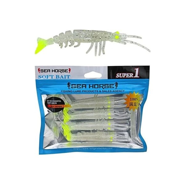 Sea Horse Manic Shrimp 7 cm Karides Yem (4 adet) SILVER