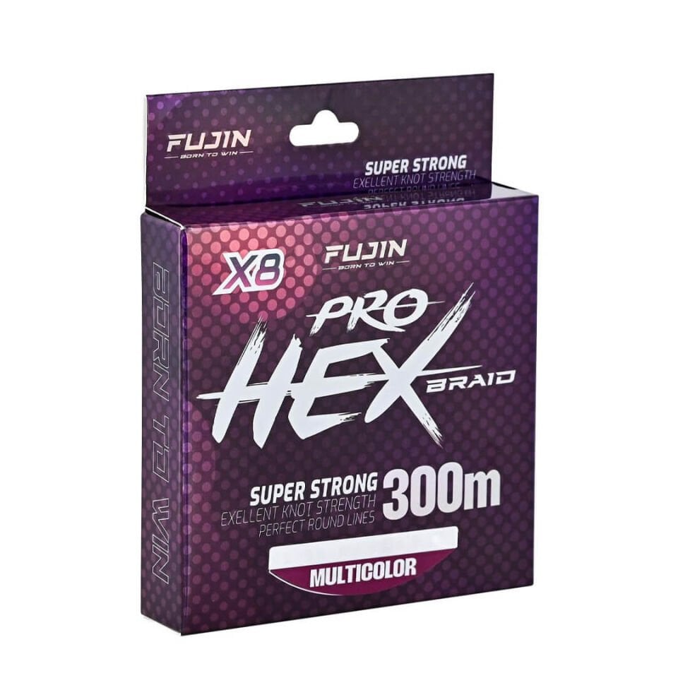 Fujin Pro Hex 8x 300 Mt Multi Color İp Misina