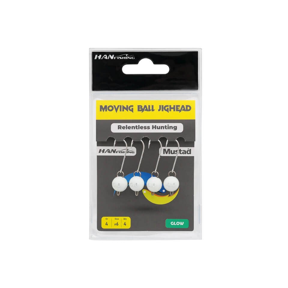 Hanfish Moving Ball Glow #10 Mafsallı Jighead