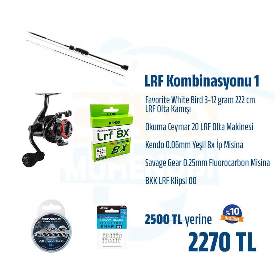 Özel LRF Olta Takımı Kombinasyon Seti 1