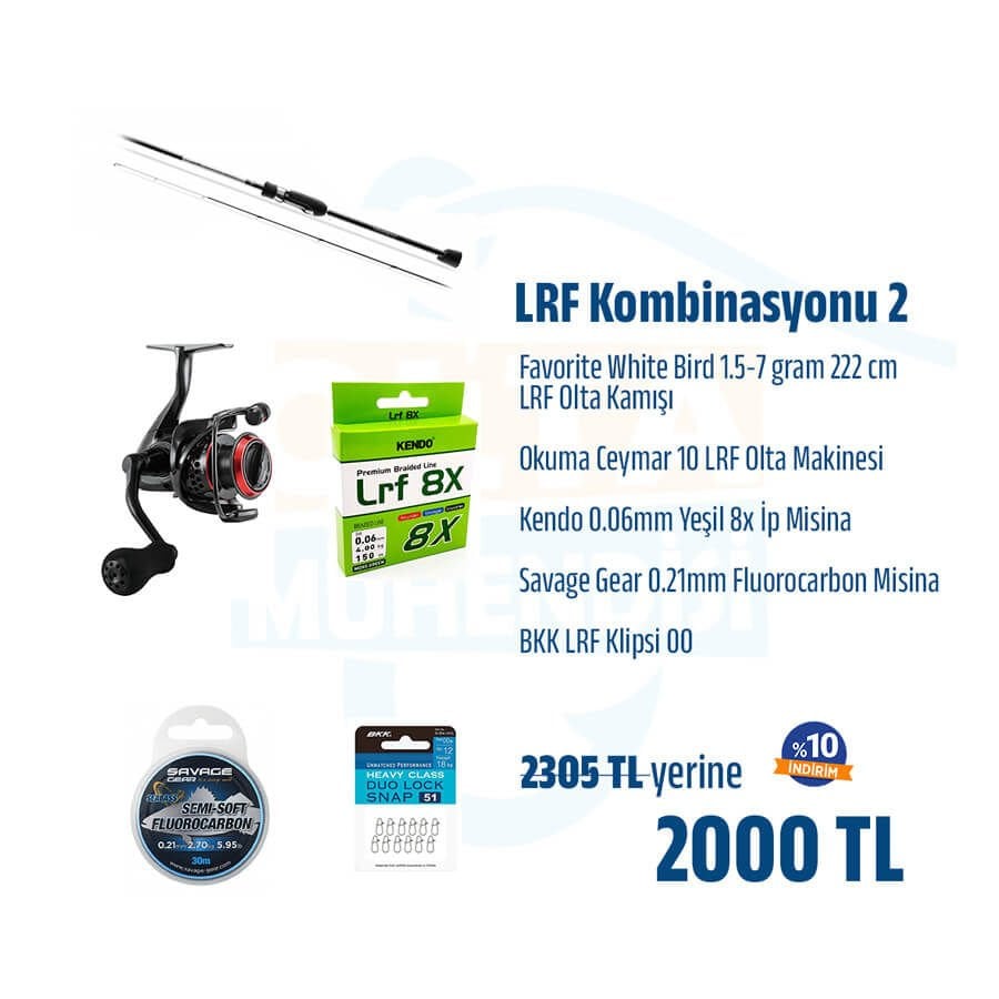 Özel LRF Olta Takımı Kombinasyon Seti 2