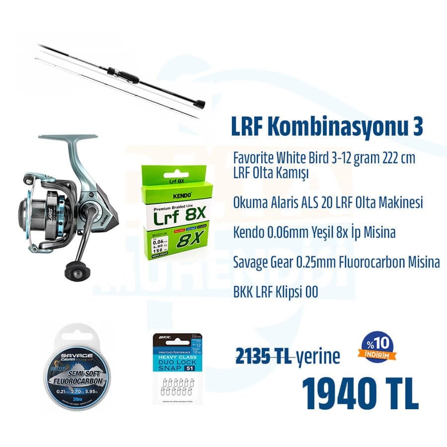 Özel LRF Olta Takımı Kombinasyon Seti 3