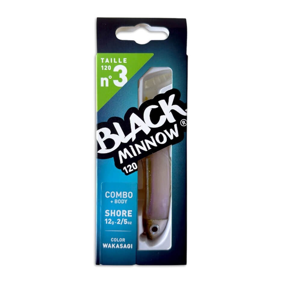 Fiiish Black Minnow BM120/3 BM1604 Combo Shore 12 Gr Silikon Yem - Wakasagi